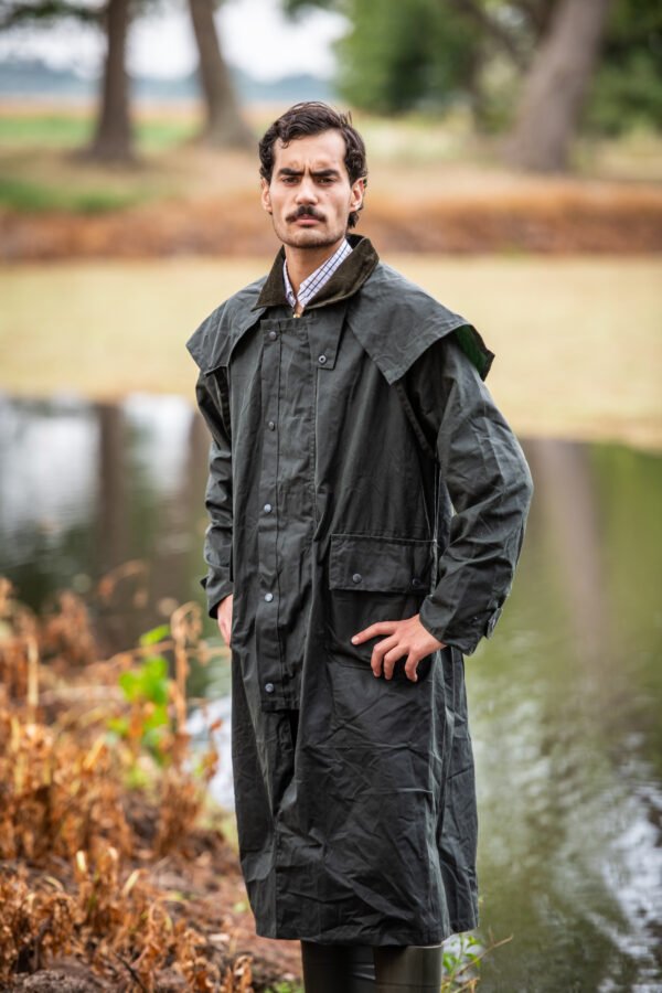 WAX STOCKMAN CAPE COAT