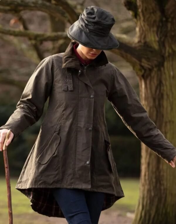 Campera encerada Sofía